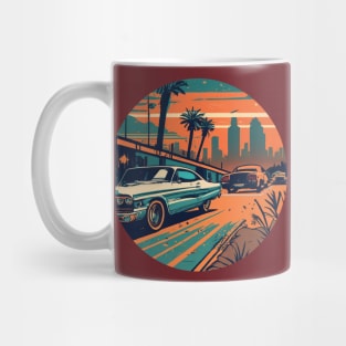 Low Rider On L.A. Street - Dusk Sunset Mug